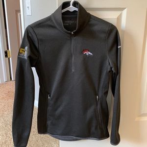 50th Super Bowl, Broncos Nike golf quarter zip pull over, women’s size small.